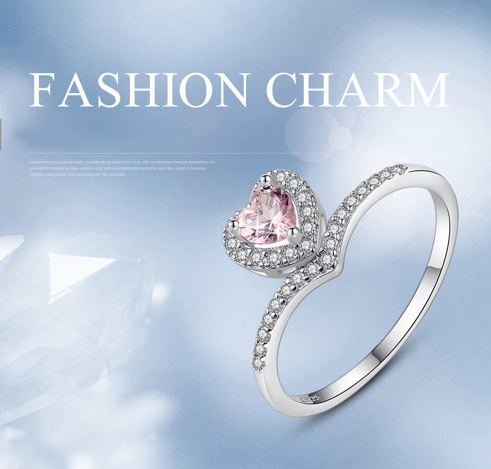 Victoria's Vogue New Big Heart Topaz Gemstone Rings for Women Engagement Wedding Fine Jewelry Aneis De Prata Bijoux Femme Love Gift