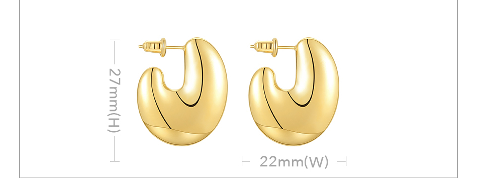 Victoria's Vogue Irregular Stud Earring For Women Gold Color Earings 2021 Stainless Steel Holiday Fashion Jewelry Pendientes