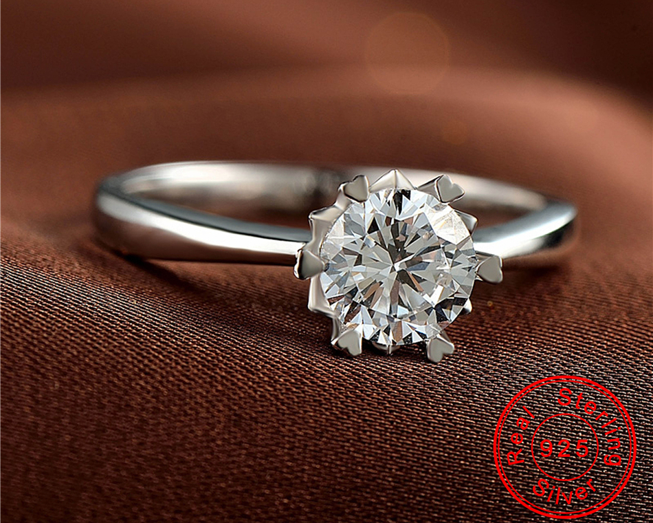 Victoria's Vogue Big Oval Red AAA Zircon Rings For Women Fashion Jewelry Vintage 925 Sterling Silver Wedding Ring