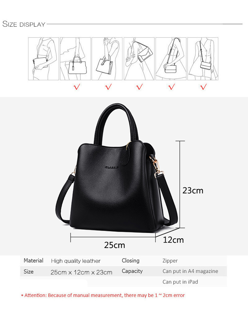 Victoria's Vogue Luxury Handbags Women Bags Designer High Quality  Leather Handbags Casual Tote Bag Ladies Shoulder Messenger Bags sac a main