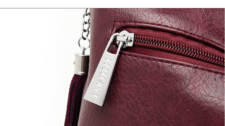 Victoria's Vogue New Rhinestone Women Bucket Bag Large Scrub Leather Handbag for Ladies Big Size Tote Shoulder Bags Tassels Crossbody Bags