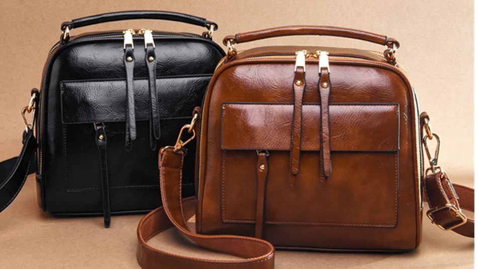 Victoria's Vogue NEW Casual Leather Crossbody Bags for Women Luxury Handbags Women Bags Designer Top-Handle Bags High Quality Shoulder Bag