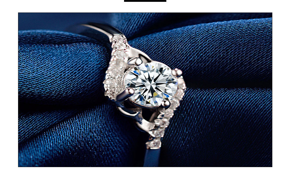 Victoria's Vogue Charm 925 Silver Rings Women Fashion Zircon 100% Silver Rings Luxury Brand Jewelry