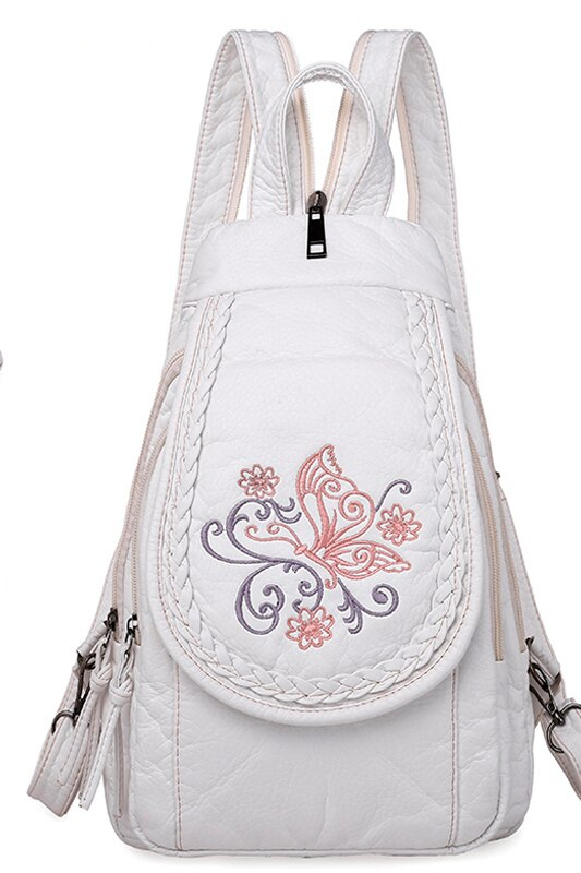 Victoria's Vogue 2021 Fashion Ladies Embroidery Small Backpack High ...