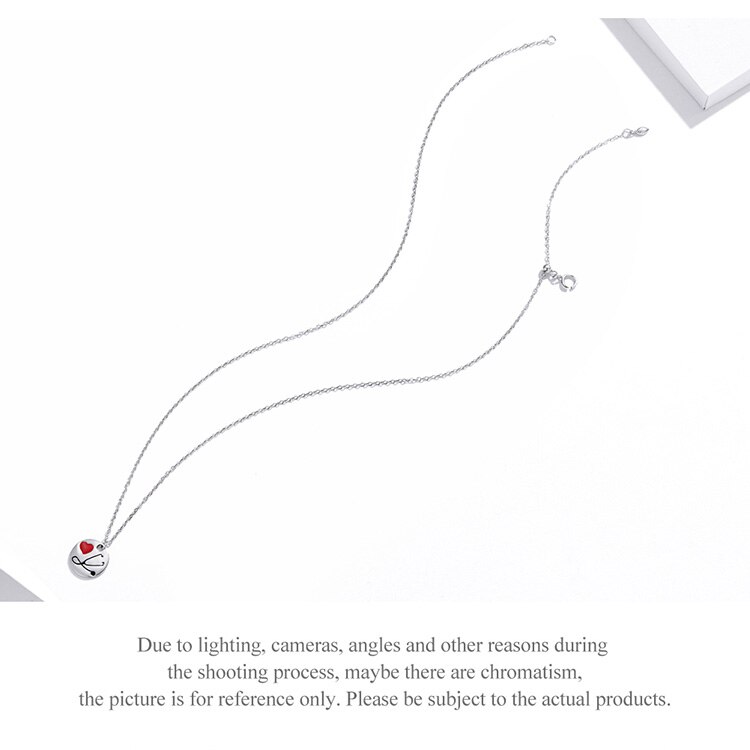 Victoria's Vogue 925 Sterling Silver Pendant Necklace Doctor Stethoscope for Heart Coin Necklaces Health Professional Gift Jewelry SCN426 Victoria's Vogue 925 Sterling Silver Pendant Necklace Doctor Stethoscope for Heart Coin Necklaces Health Professional Gift Jewelry SCN426