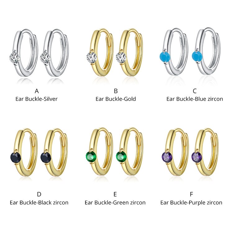 Victoria's Vogue Sunflower Silver Earrings for Women Gold Color 925 Sterling Silver 6mm Small Piercing Jewelry Diasy Flower SCE1057 Colorful Huggie Earrings for Women 6 Colors available 925 Sterling S
