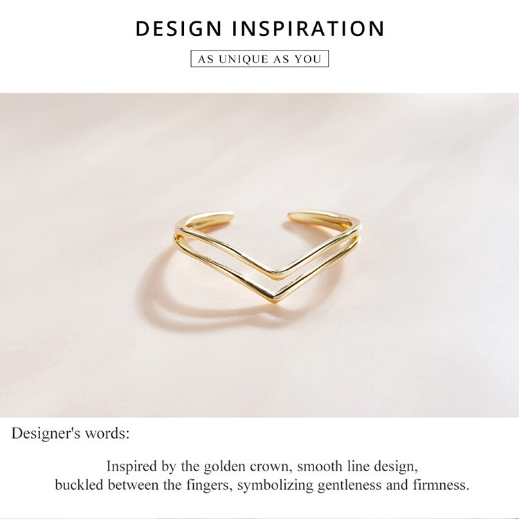 Victoria's Vogue Gold Vintage Double Square Crown Victoria Ring 925 Sterling Silver Adjustable Finger Ring for Women Simple Jewelry SCR713 Victoria's Vogue Gold Vintage Double Square Crown Victoria Ring 925 Sterling Silver Adjustable Finger Ring for Women Simple Jewelry SCR713