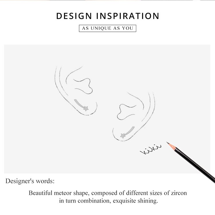 Victoria's Vogue Silver Star Earring 100% 925 Sterling Silver Sparkling meteors Earrings Gift for Girl Statement Fashion Jewelry Victoria's Vogue Silver Star Earring 100% 925 Sterling Silver Sparkling meteors Earrings Gift for Girl Statement Fashion Jewelry