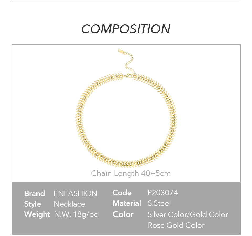 Victoria's Vogue Punk Fancy Chain Necklace Women Stainless Steel Gold Color Centipede Choker Necklace Party Fashion Jewelry 2020