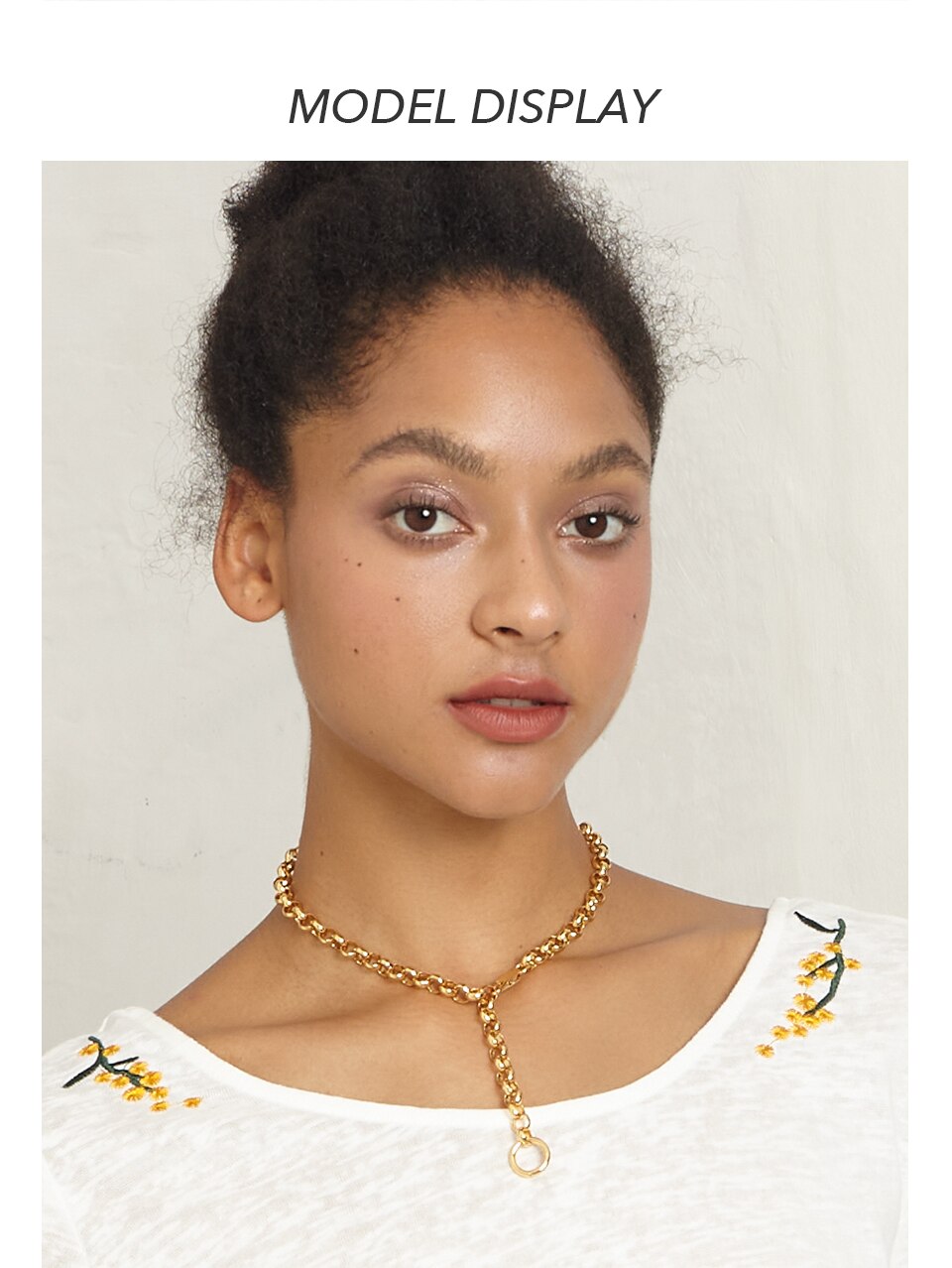 Victoria's Vogue Bunch Circle Chain Choker Necklace Women Cute Gold Color Stainless Steel Pendant Necklaces 2020 Fashion Jewelry