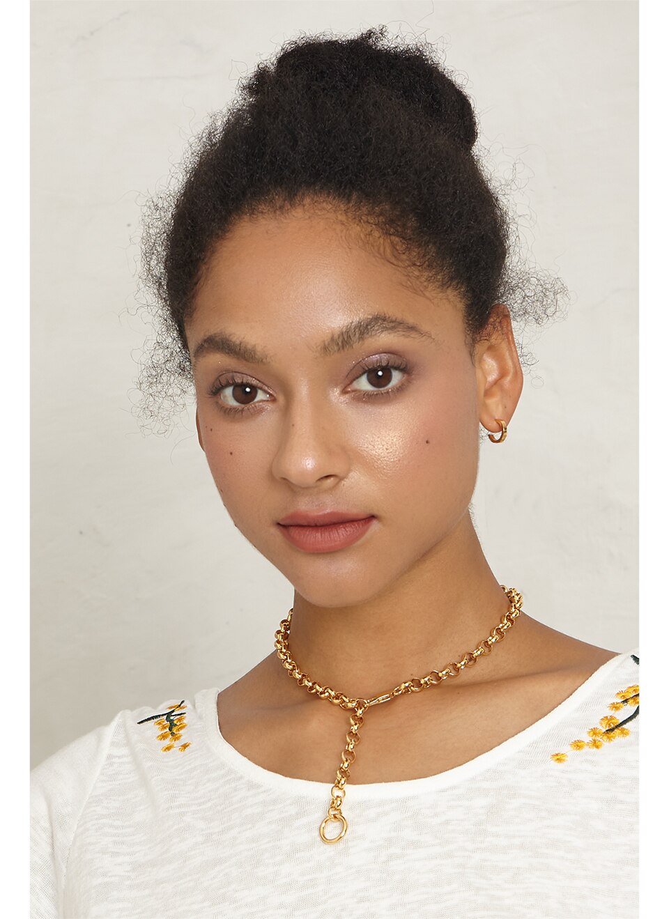 Victoria's Vogue Bunch Circle Chain Choker Necklace Women Cute Gold Color Stainless Steel Pendant Necklaces 2020 Fashion Jewelry