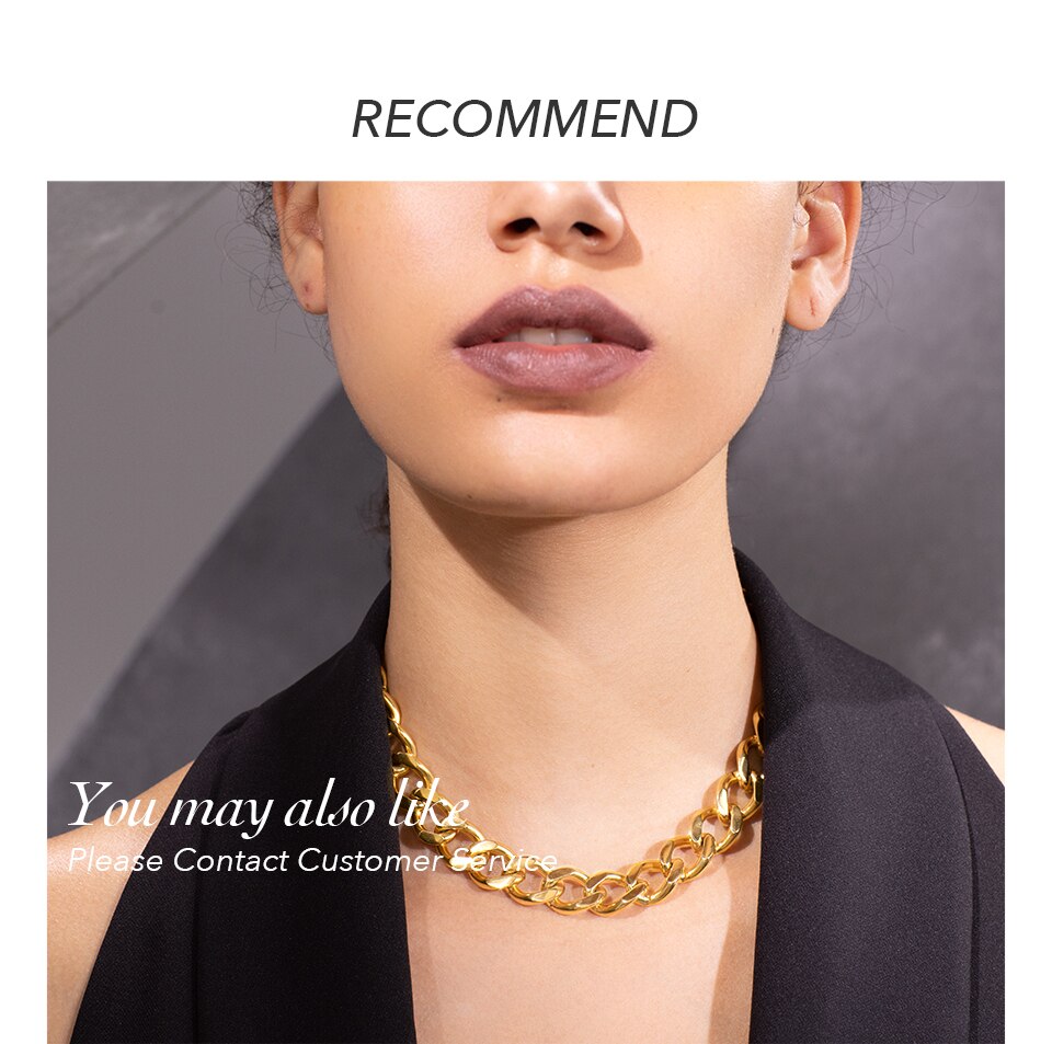 Victoria's Vogue Bunch Circle Chain Choker Necklace Women Cute Gold Color Stainless Steel Pendant Necklaces 2020 Fashion Jewelry