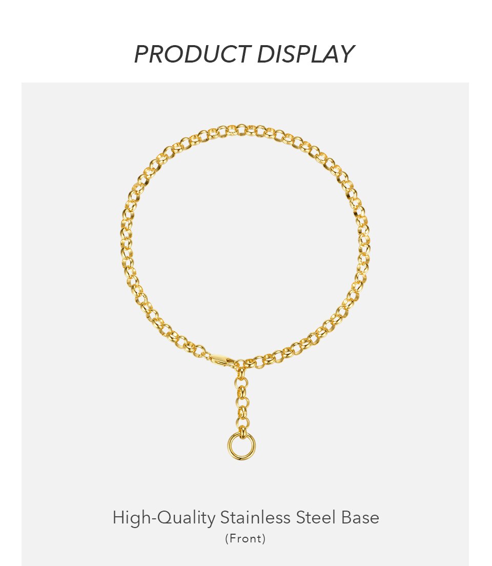 Victoria's Vogue Bunch Circle Chain Choker Necklace Women Cute Gold Color Stainless Steel Pendant Necklaces 2020 Fashion Jewelry