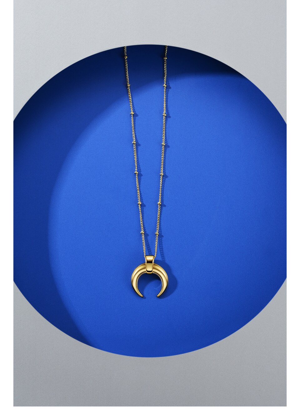 Victoria's Vogue Moon Necklace Women Gold Color Long Chain Statement Men Necklaces Stainless Steel Boho Jewelry 2020 Naszyjnik