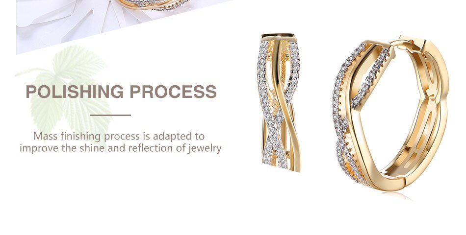 Victoria's Vogue 925 Sterling Silver 18K Gold AAA Zircon Bar Earrings For Women Jewelry Fashion Wedding Engagement Party Gift