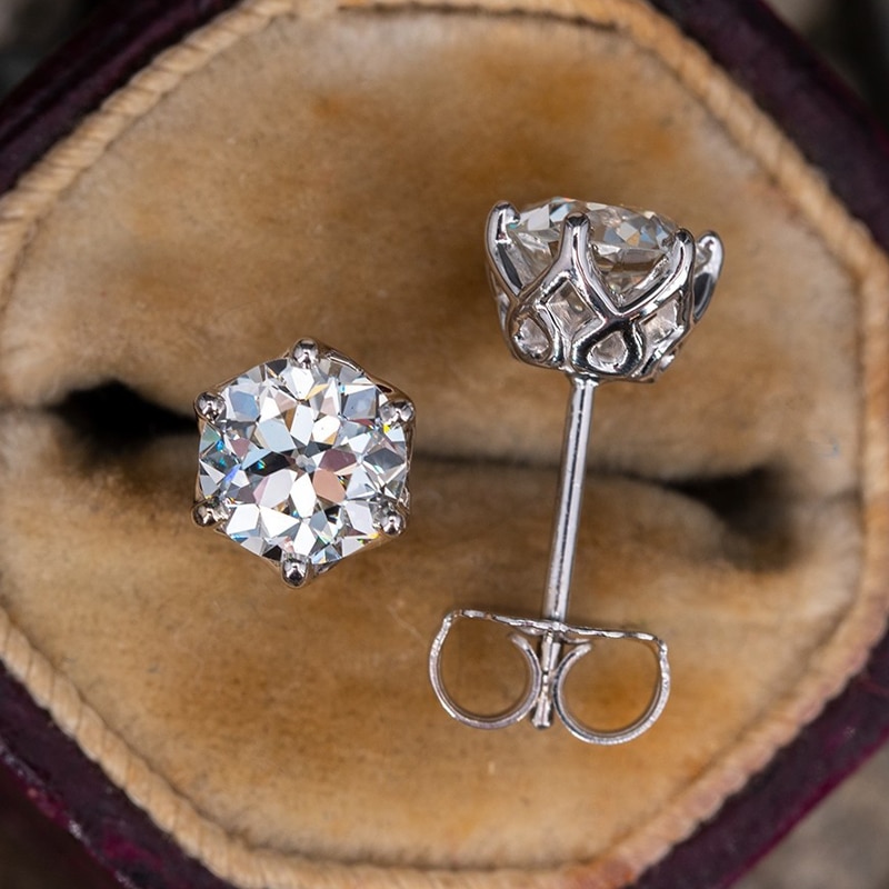 Victoria's Vogue Real 0.5-1 Carat D Color Moissanite Stud Earrings For Women Top Quality 100% 925 Sterling Silver Sparkling Wedding Jewelry Victoria's Vogue Real 0.5-1 Carat D Color Moissanite Stud Earrings For Women Top Quality 100% 925 Sterling Silver Sparkling Wedding Jewelry