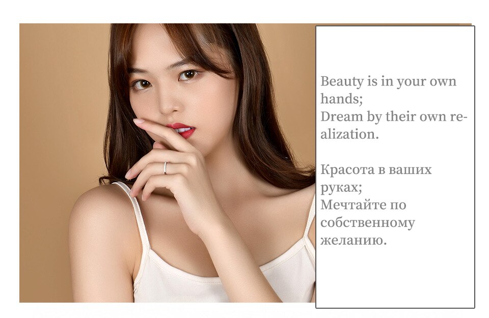 Victoria's Vogue 925 Sterling Silver Pass Diamond Test Round Excellent Cut Total 0.27 CT Moissanite Ring for Girls Cocktail Jewelry