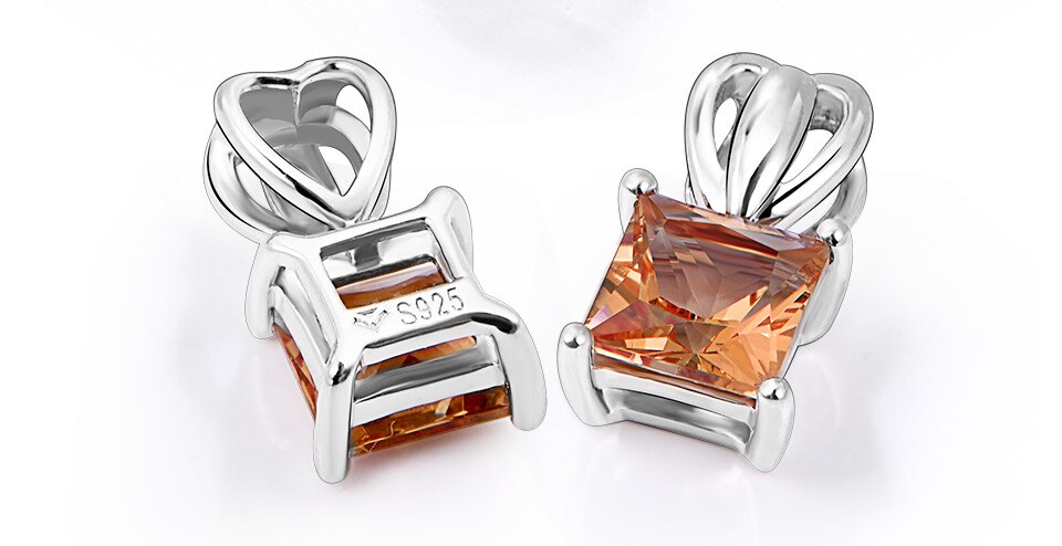 Zultanite Turkish Diaspore Jewelry Silver Pendants Lovely Princess Cut 1 Carats Created Diaspore 925 Pendant for Birthday Gifts