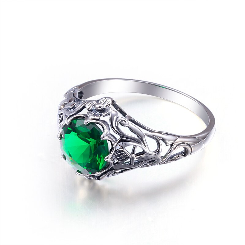 Victoria's Vogue Hot Sale Retro Crown Ring 925 Silver Jewelry Green CZ Stone Sterling Silver Rings Designer engagement ring alibaba-express Victoria's Vogue Hot Sale Retro Crown Ring 925 Silver Jewelry Green CZ Stone Sterling Silver Rings Designer engagement ring alibaba-express