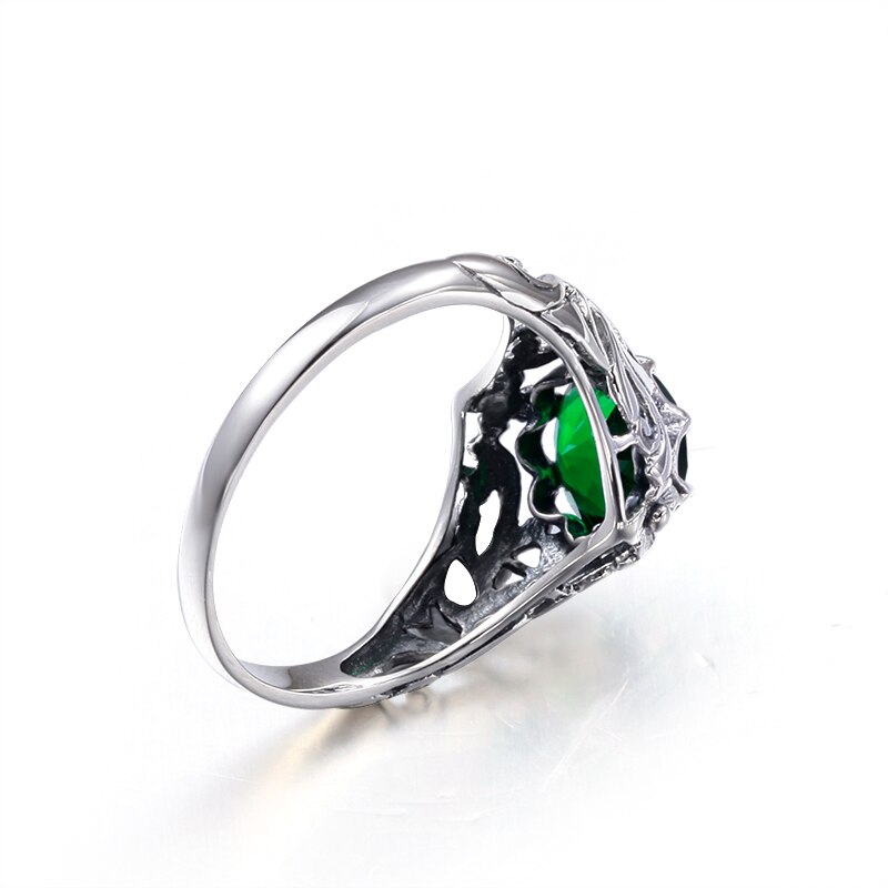 Victoria's Vogue Hot Sale Retro Crown Ring 925 Silver Jewelry Green CZ Stone Sterling Silver Rings Designer engagement ring alibaba-express Victoria's Vogue Hot Sale Retro Crown Ring 925 Silver Jewelry Green CZ Stone Sterling Silver Rings Designer engagement ring alibaba-express