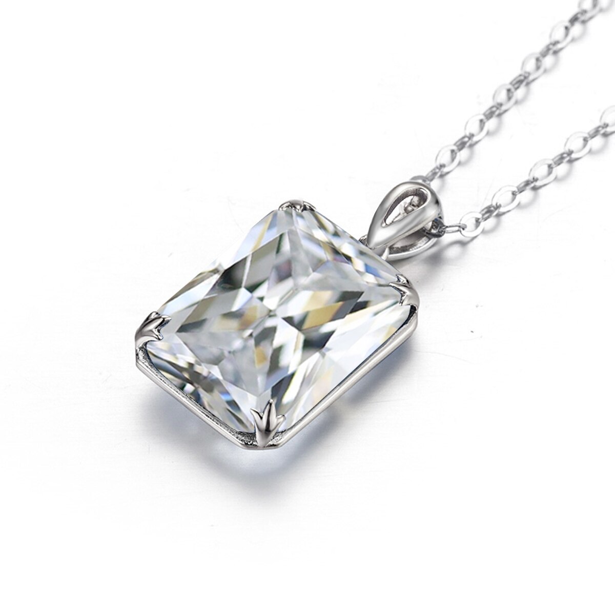 Victoria's Vogue Silver Pendant For Women Real 925 Sterling Silver Charming Diamond Necklace Pendants Cute Gift