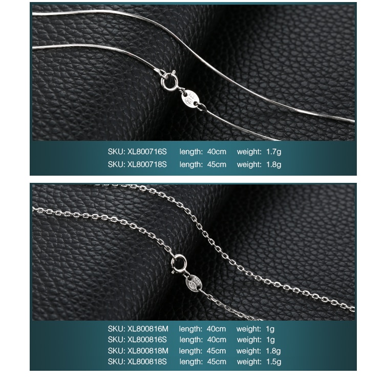 JewelryPalace 100% Genuine 925 Sterling Silver Necklace Ingot Twisted Trace Belcher Snake Bar Singapore Box Chain Necklace Women