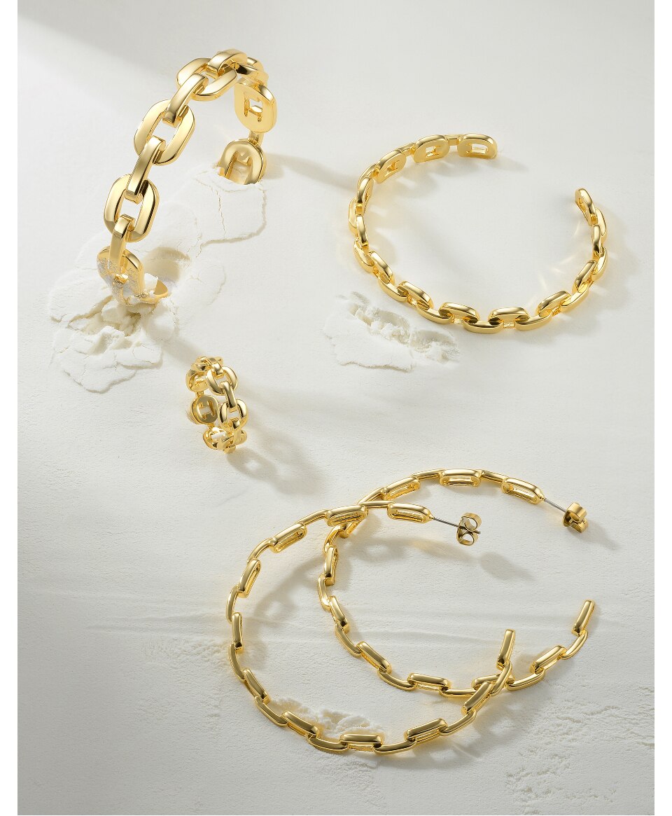 Victoria's Vogue Pure Form Link Chain Ring Men Gold Color Ladies Rings For Women Fashion Jewelry Bague Femme Homme Ringen Victoria's Vogue Pure Form Link Chain Ring Men Gold Color Ladies Rings For Women Fashion Jewelry Bague Femme Homme Ringen