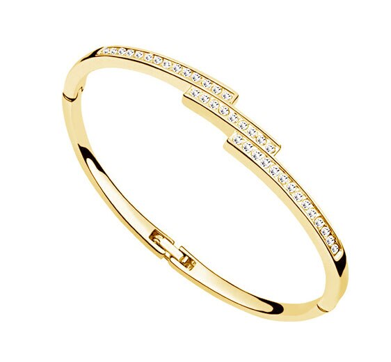 Victoria's Vogue rhinestones Golden color Cuff Bangles bracelets fahsion jewelry dropshipping queen charms women girl hot gift golden Victoria's Vogue rhinestones Golden color Cuff Bangles bracelets fahsion jewelry dropshipping queen charms women girl hot gift golden