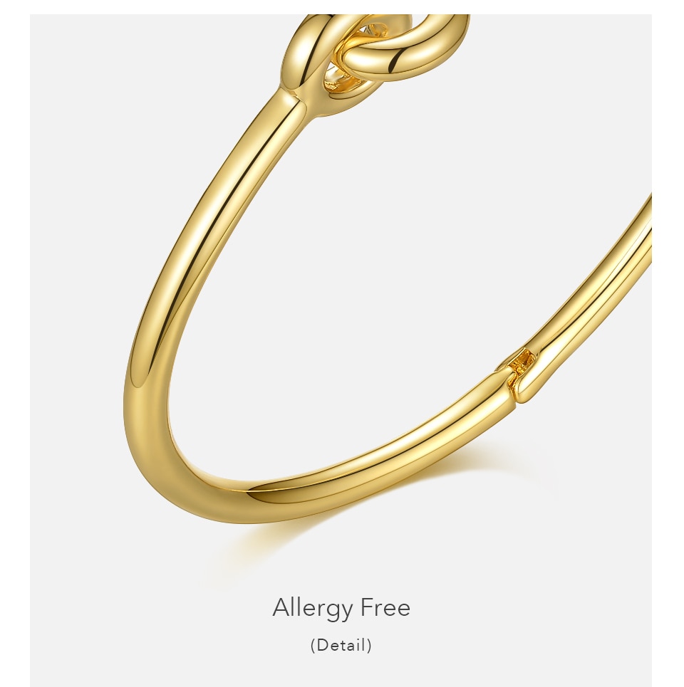 Victoria's Vogue Interlock Bangles For Women Gold Color Fashion Jewelry 2020 Minimalist Circle Bracelets Femme Gifts Pulseras