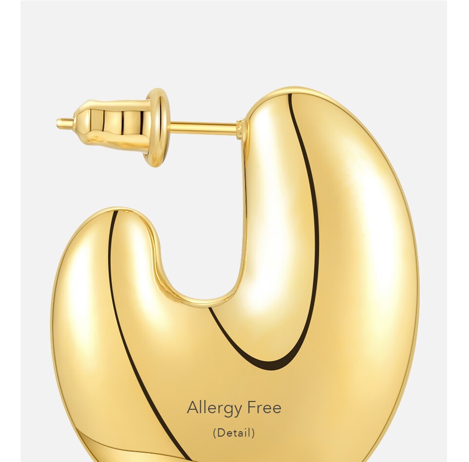 Victoria's Vogue Irregular Stud Earring For Women Gold Color Earings 2021 Stainless Steel Holiday Fashion Jewelry Pendientes