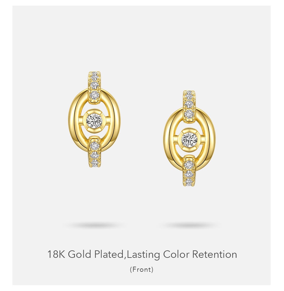 Victoria's Vogue Eye Crystal Ear Cuff Clip On Earrings For Women 8 shaped Earings Gold Color Fashion Jewelry 2020 Kolczyki Party