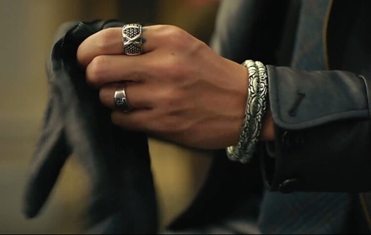 Victoria's Vogue New Exquisite Ssangyong Pley Beads Bracelets 925 Sterling Silver Jewelry Double Dragon Means Good Luck Bangles