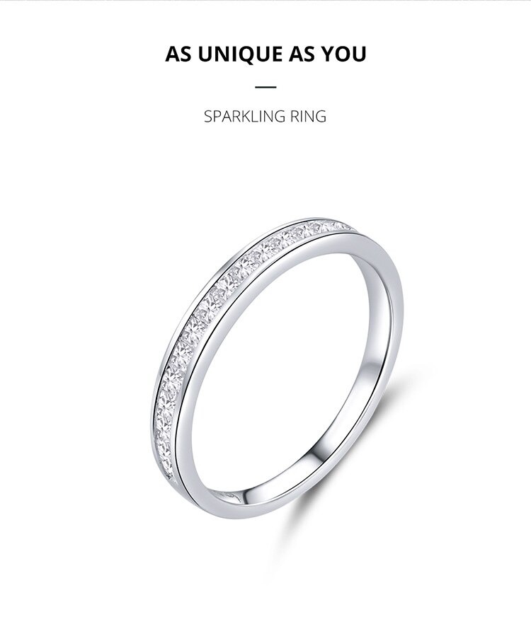 Victoria's Vogue Genuine 925 Sterling Silver AAA Zirconia Finger Rings for Women Wedding Band Engagement Statement Jewelry Anel Victoria's Vogue Genuine 925 Sterling Silver AAA Zirconia Finger Rings for Women Wedding Band Engagement Statement Jewelry Anel