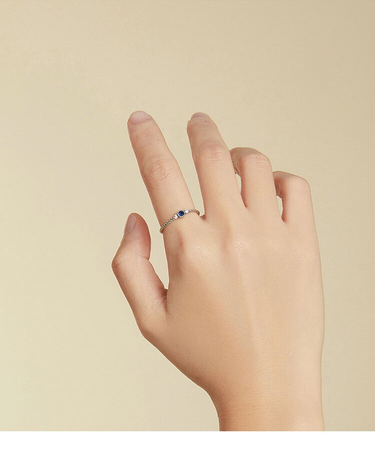 Victoria's Vogue Blue Zircon Finger Rings for Women 925 Sterling Silver Retro Engagement Wedding Jewelry Fashion Accessories Victoria's Vogue Blue Zircon Finger Rings for Women 925 Sterling Silver Retro Engagement Wedding Jewelry Fashion Accessories
