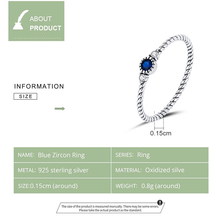 Victoria's Vogue Blue Zircon Finger Rings for Women 925 Sterling Silver Retro Engagement Wedding Jewelry Fashion Accessories Victoria's Vogue Blue Zircon Finger Rings for Women 925 Sterling Silver Retro Engagement Wedding Jewelry Fashion Accessories
