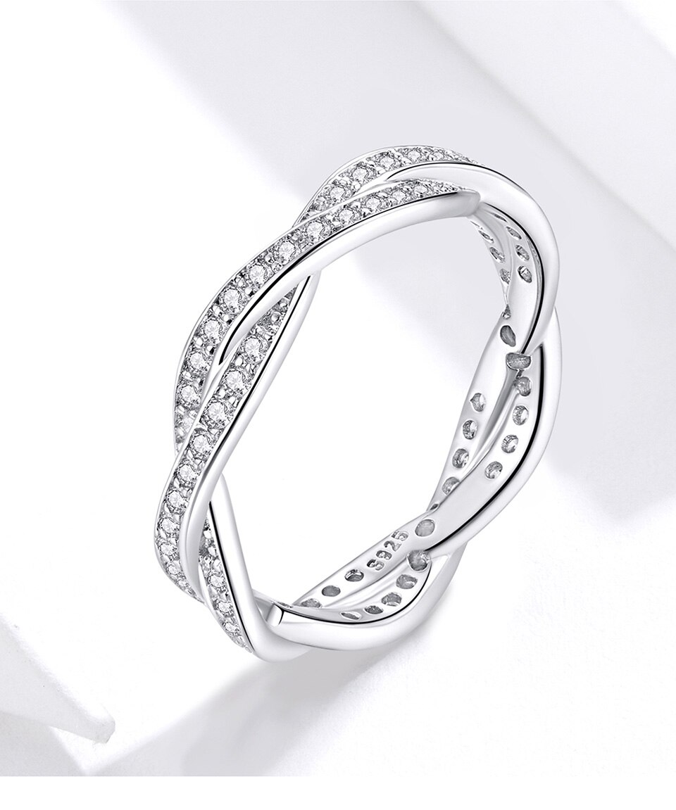Victoria's Vogue Trendy Classic Silver Ring Minimalist Simple Love Forever Heart Circle Ring Female Fine Jewelry Original Design