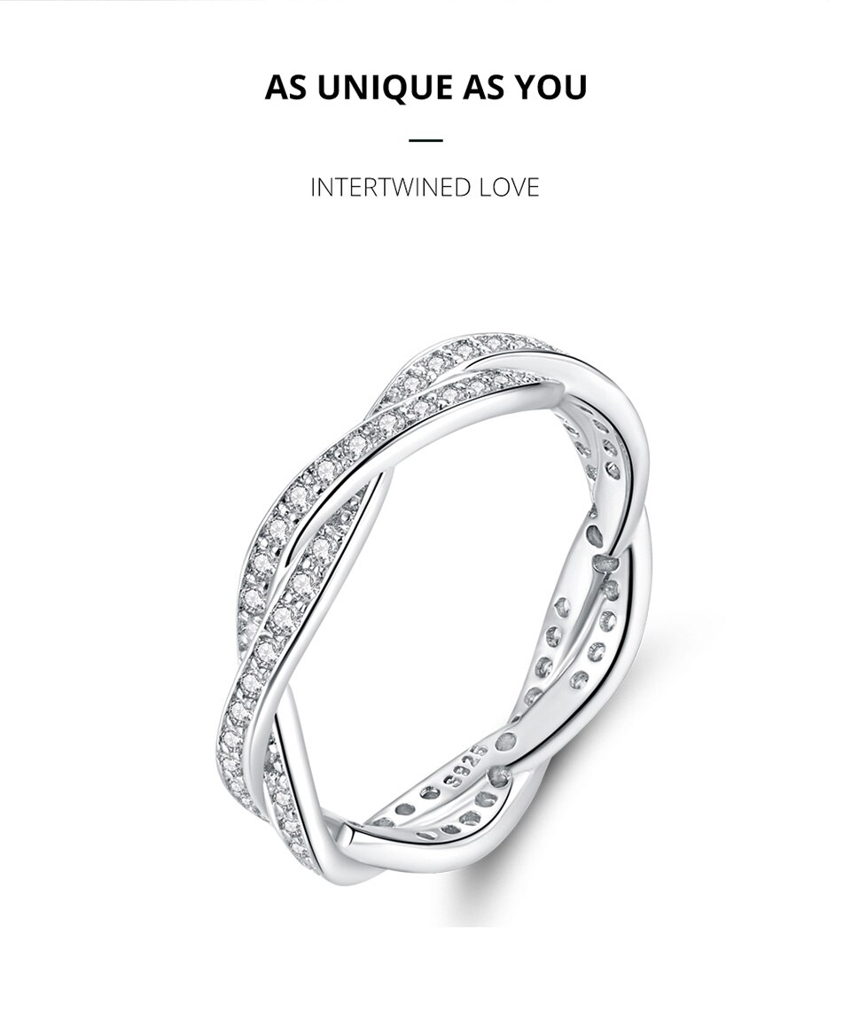 Victoria's Vogue Trendy Classic Silver Ring Minimalist Simple Love Forever Heart Circle Ring Female Fine Jewelry Original Design