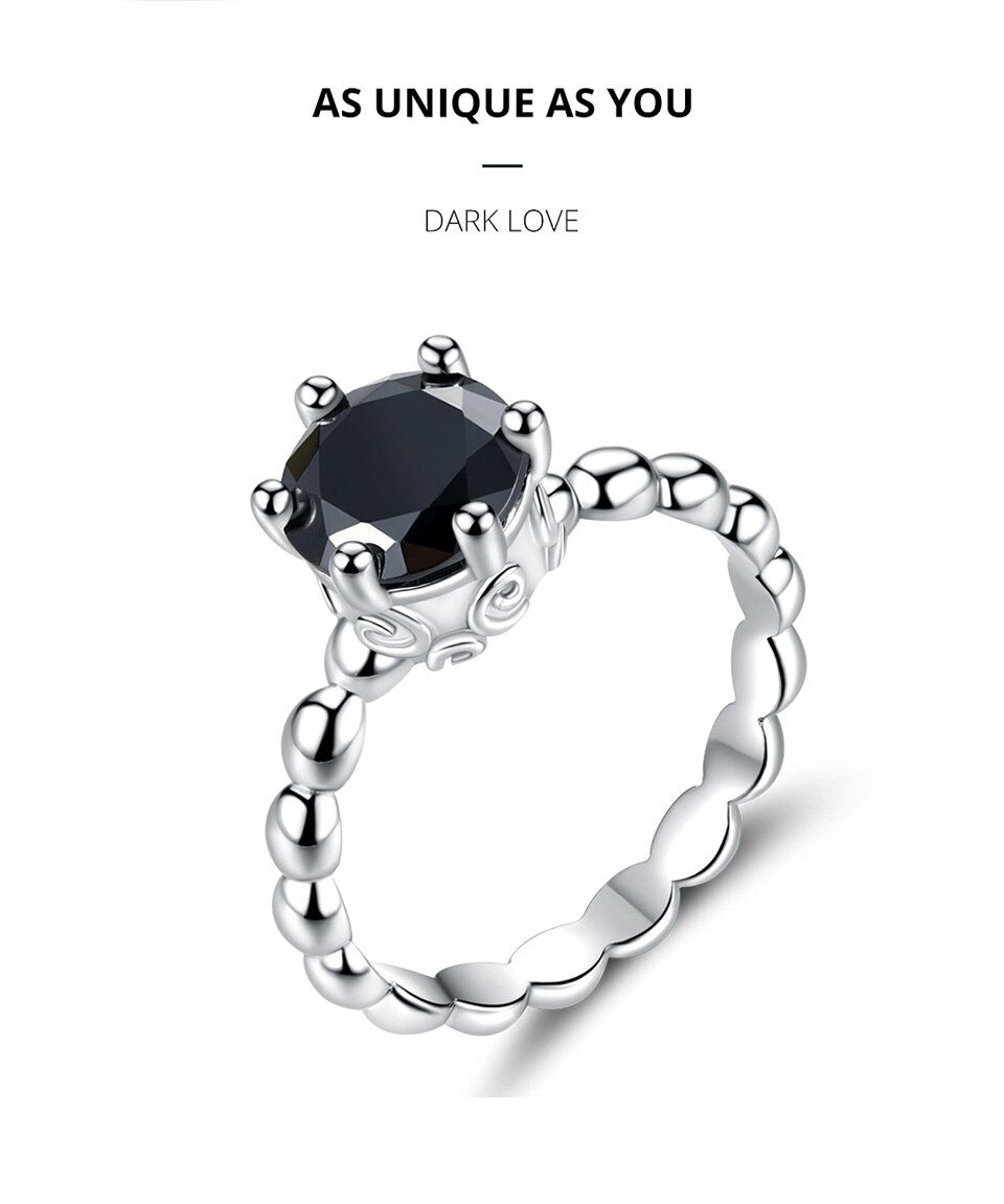 Victoria's Vogue Trendy Classic Silver Ring Minimalist Simple Love Forever Heart Circle Ring Female Fine Jewelry Original Design