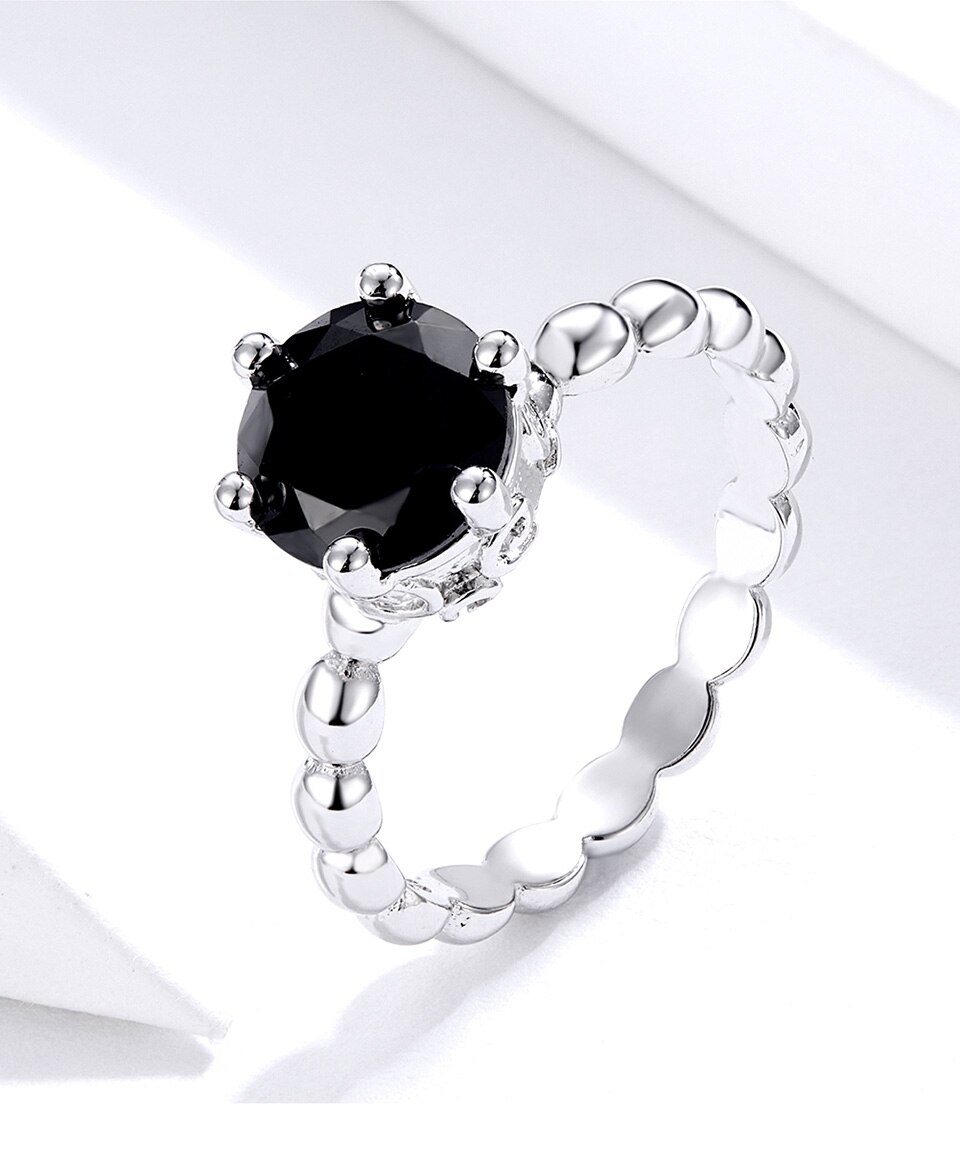 Victoria's Vogue Trendy Classic Silver Ring Minimalist Simple Love Forever Heart Circle Ring Female Fine Jewelry Original Design