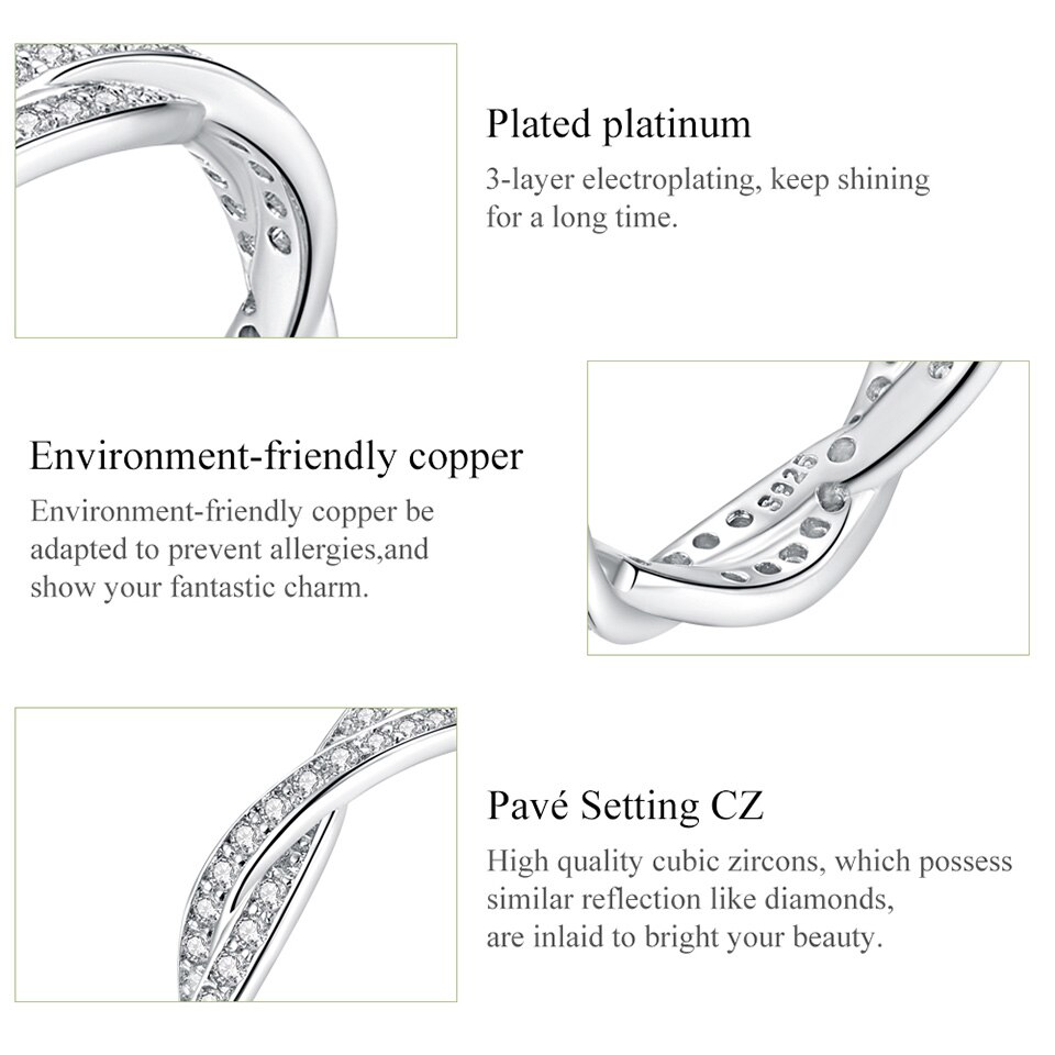 Victoria's Vogue Trendy Classic Silver Ring Minimalist Simple Love Forever Heart Circle Ring Female Fine Jewelry Original Design