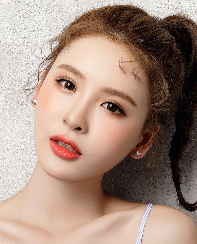 Victoria's Vogue Silver 925 Stud Earrings Flower Shape With Solitaire 6mm Zirconia Diamond Wedding Earrings Women Gift Silver 925 jewelry