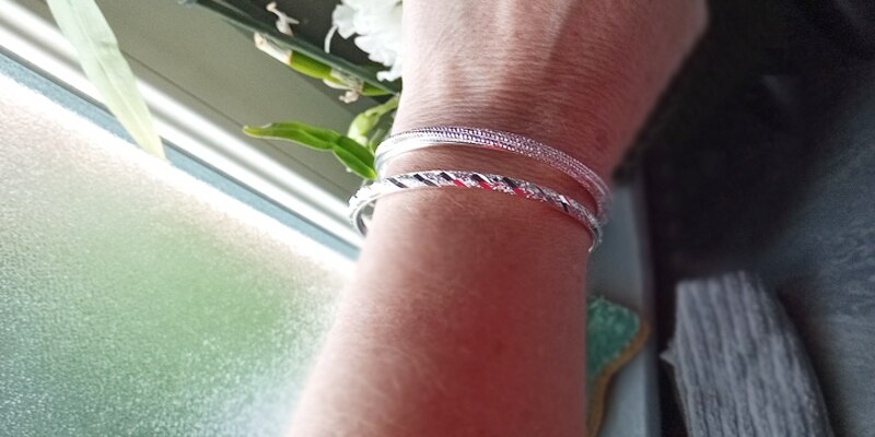 Victoria's Vogue Silver 925 Bangle Trendy Simple Adjustable Open Bangles & Bracelets Wristband Cuff Bracelet For Women Girls Child Gift Victoria's Vogue Silver 925 Bangle Trendy Simple Adjustable Open Bangles & Bracelets Wristband Cuff Bracelet For Women Girls Child Gift