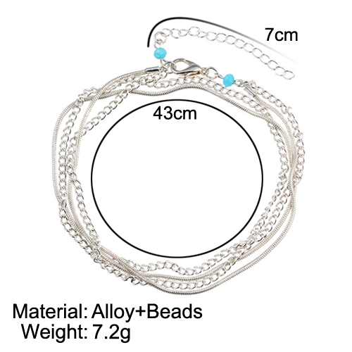 Victoria's Vogue Multiple Vintage Anklets For Women Bohemian Ankle Bracelet 2019 Cheville Barefoot Sandals Pulseras Tobilleras Foot Jewelry