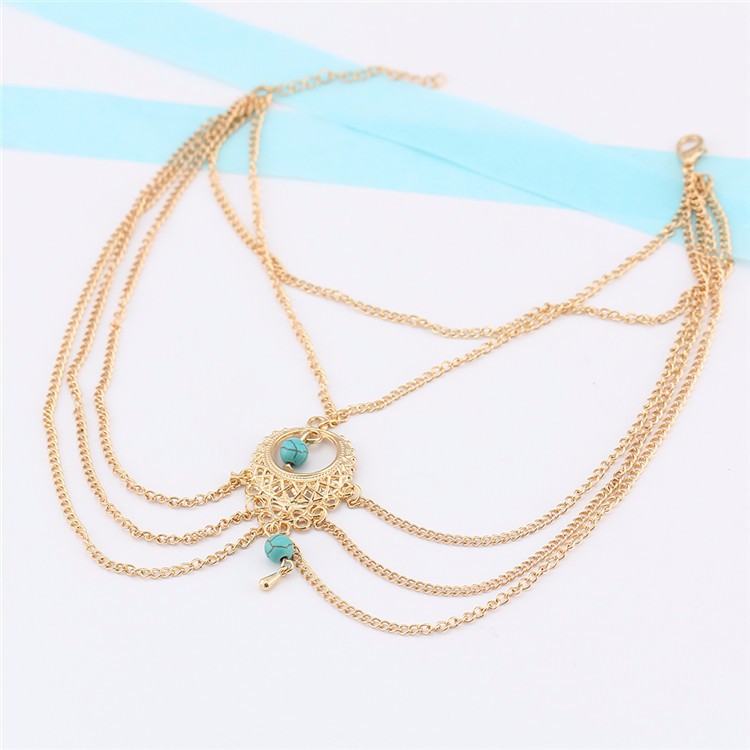 Victoria's Vogue Multiple Vintage Anklets For Women Bohemian Ankle Bracelet 2019 Cheville Barefoot Sandals Pulseras Tobilleras Foot Jewelry