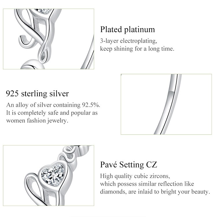 Victoria's Vogue 925 Sterling Silver Love Ring Open Adjustable Finger Rings for Women Fine Wedding finger ring Jewelry 2020 New Victoria's Vogue 925 Sterling Silver Love Ring Open Adjustable Finger Rings for Women Fine Wedding finger ring Jewelry 2020 New