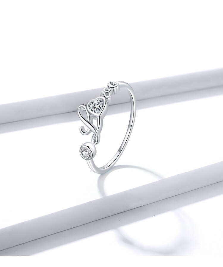 Victoria's Vogue 925 Sterling Silver Love Ring Open Adjustable Finger Rings for Women Fine Wedding finger ring Jewelry 2020 New Victoria's Vogue 925 Sterling Silver Love Ring Open Adjustable Finger Rings for Women Fine Wedding finger ring Jewelry 2020 New