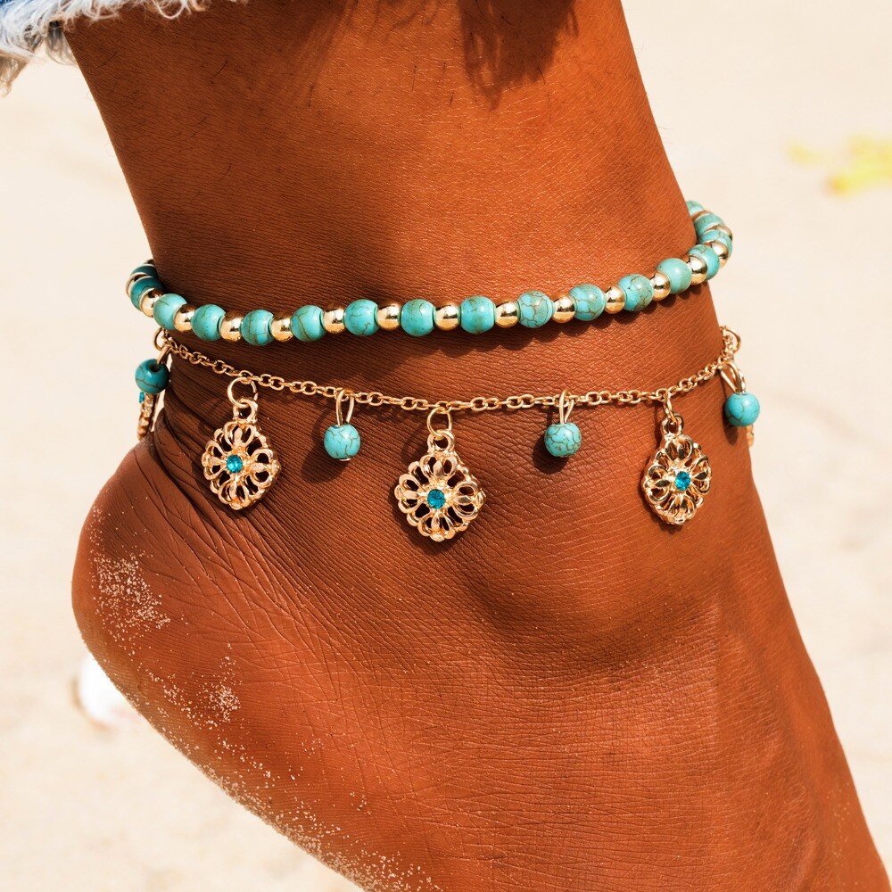 Victoria's Vogue Vintage Shell Beads Anklets for Women Starfish Sea Turtle Multi Layer Anklet Leg Foot Bracelet Handmade Bohemian Jewelry Victoria's Vogue Vintage Shell Beads Anklets for Women Starfish Sea Turtle Multi Layer Anklet Leg Foot Bracelet Handmade Bohemian Jewelry