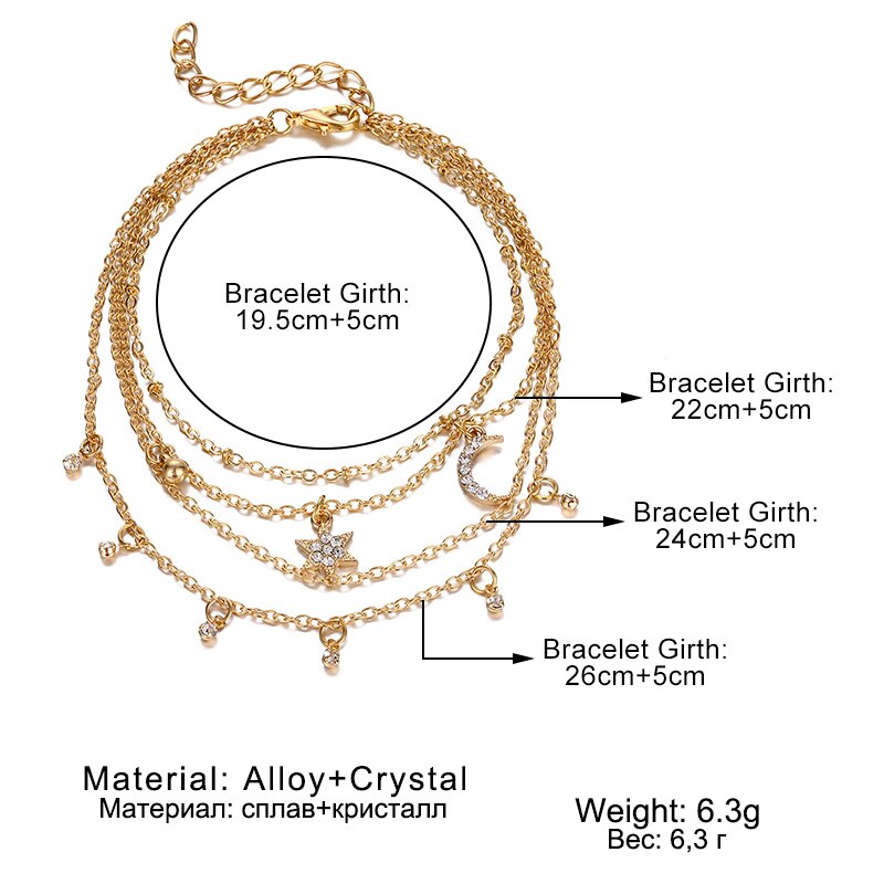 Victoria's Vogue Gold Ankle Chains Female Simple Crystal Anklets for Women Multilayer Anklet Bracelet 2020 Fashion Summer Beach Foot Jewelry Victoria's Vogue Gold Ankle Chains Female Simple Crystal Anklets for Women Multilayer Anklet Bracelet 2020 Fashion Summer Beach Foot Jewelry