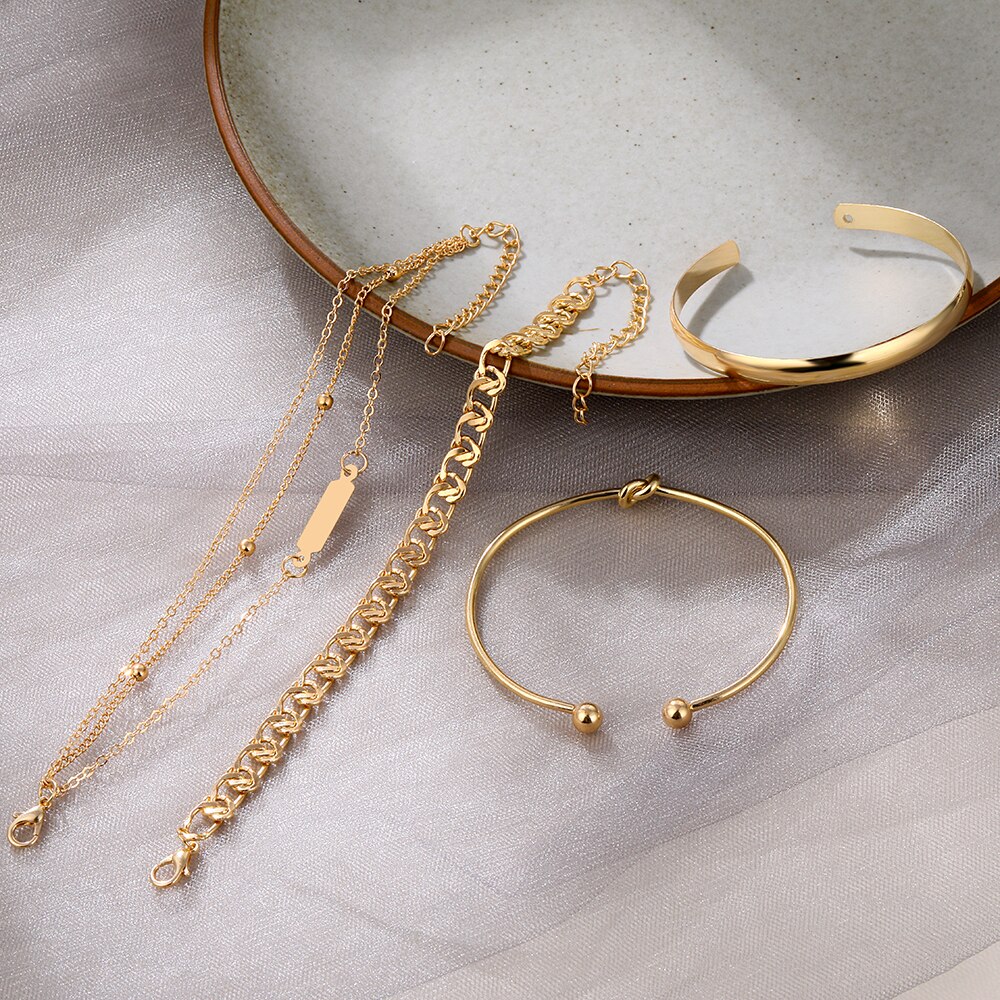 Victoria's Vogue Men Chain Bracelet Curb Cuban Link Chain Bangle for Male Women Hiphop Trendy Wrist Jewelry Gift