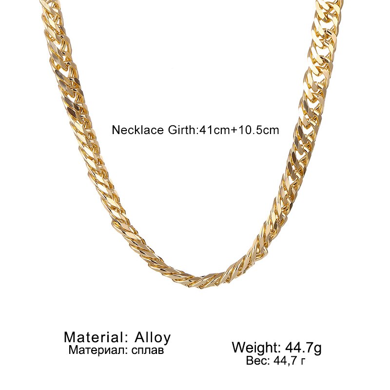 Victoriasvogue Punk Cuban Link Thick Chain Choker Necklace Men Statement Gold Minimalist Chunky Necklaces For Women 2020 Hip Hop Jewelry
